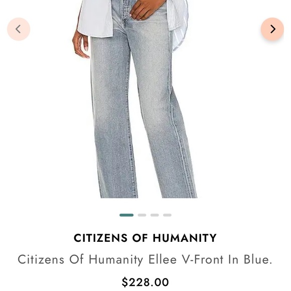 Citizens of Humanity Ellee V front Jean Issa - Picture 3 of 4